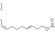 Structure of E3,Z8,Z11-Tetradecatriene acetate CAS 163041-94-9