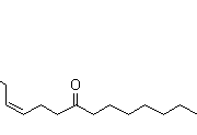Structure of Z-7-Eicosene-11-one CAS 63408-44-6