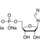 Structure of Guanosine-5'-triphosphate [GTP], Trisodium salt CAS 36051-31-7