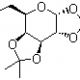 Structure of 1,2 3,4-Di-O-isopropylidene-alpha-D-galactopyranose CAS 4064-06-6