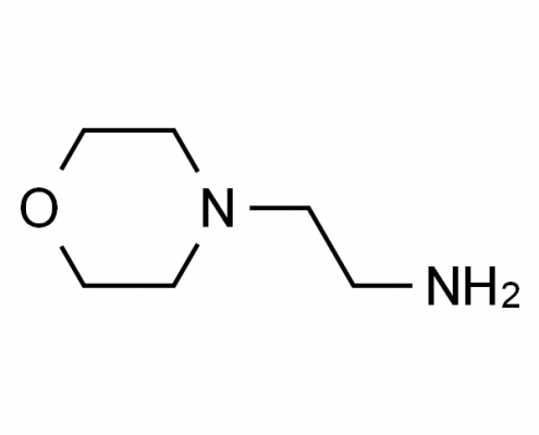 Structure of N-(2-Aminoethyl)morpholine CAS 2038-03-1