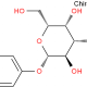 Structure of Phenyl β-D-Galactopyranoside CAS 2818-58-8