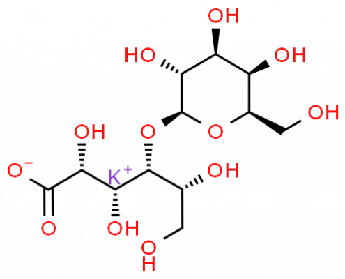 Structure of Potassium Lactobionate CAS 69313-67-3