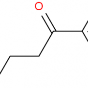 Structure of Valerophenone CAS 1009-14-9