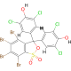 Structure of Tetrachlorophenol tetrabromosulphthalide CAS 61053-97-2