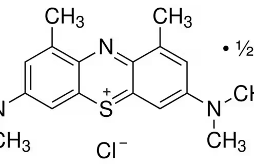 Structure of 1,9-Dimethyl-Methylene Blue zinc chloride double salt CAS 931418-92-7