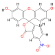 Structure of 5(6)-Nitrofluorescein CAS 78512-32-0
