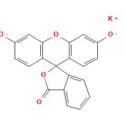 Structure of Fluorescein potassium salt CAS 6417-85-2